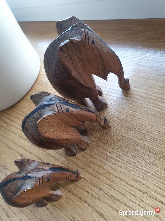 Figurka drewno słoń 3
