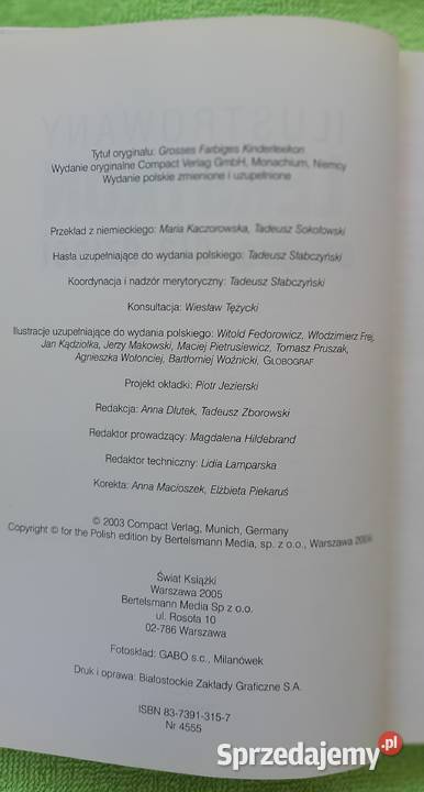 Ilustrowany Leksykon dzieci poradnik 1500 haseł