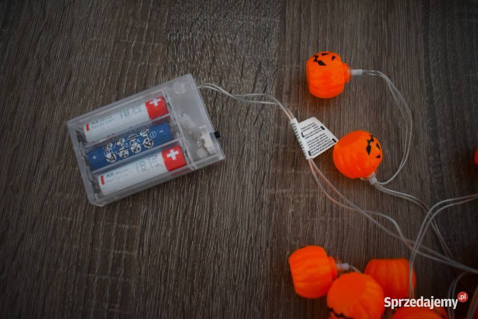 Lampki na Halloween Dynie 50 sztuk LED