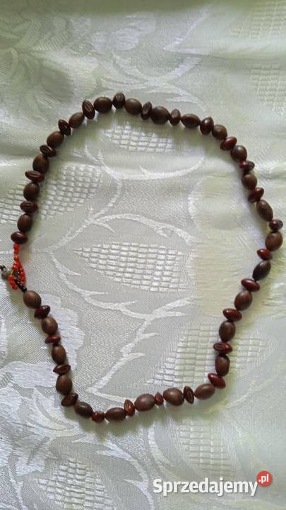 NASZYJNIK Z NATURALNYCH NASION EGZOTYCZNYCH Piła