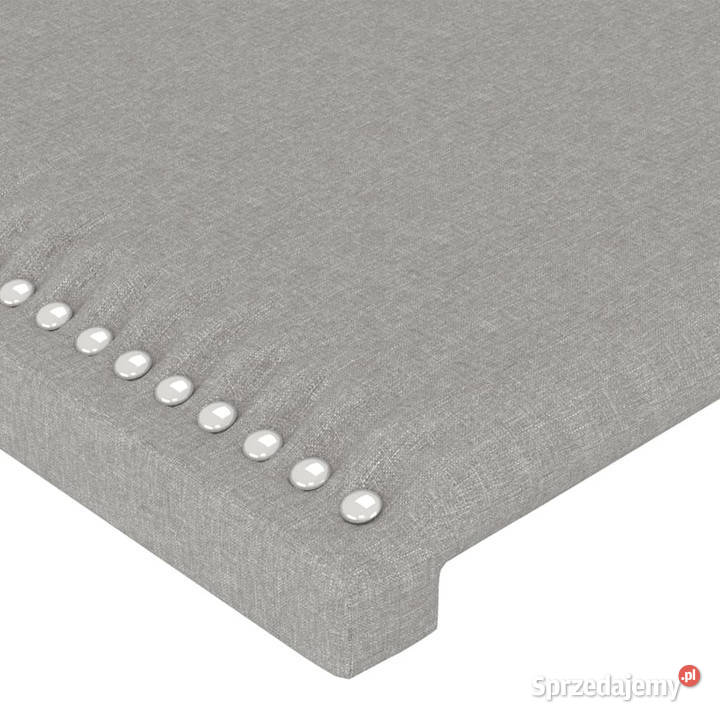 Zagłówek do łóżka z LED jasnoszary 147x16x118128 Warszawa sprzedam