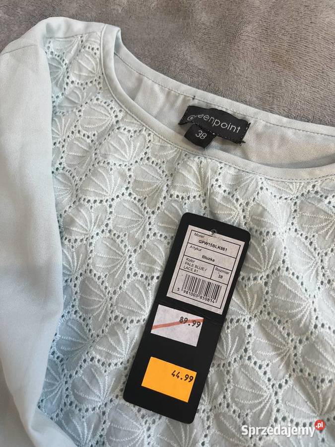 Bluzka błękitna turkusowa niebieska Greenpoint ASOS