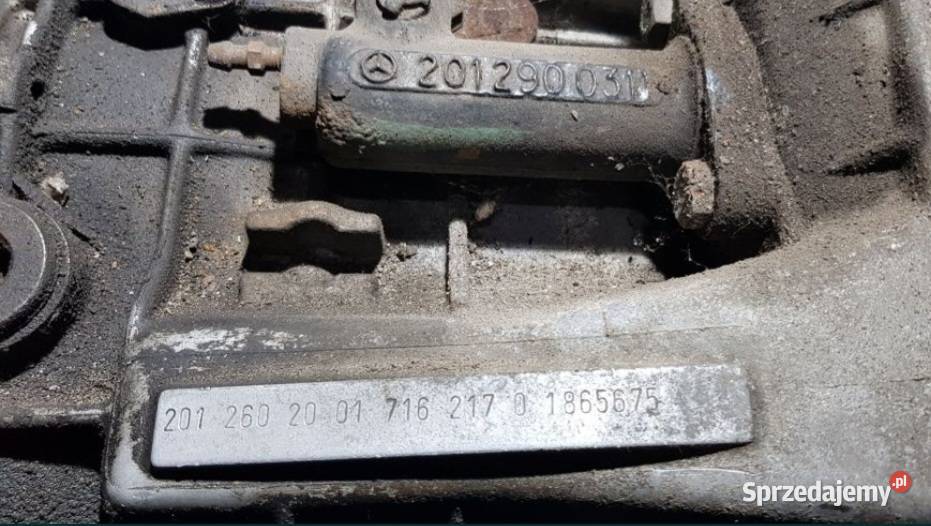 Skrzynia Biegów Manualna Mercedes 190 W201 18 Ostrów Wielkopolski
