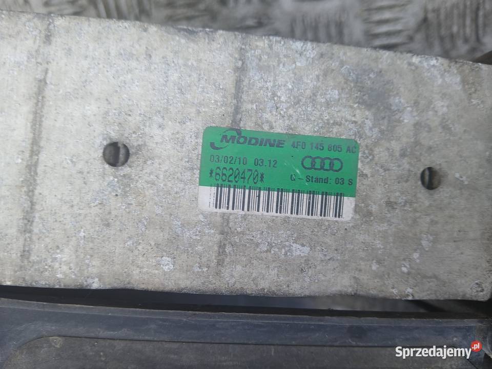 CHŁODNICA POWIETRZA INTERCOOLER AUDI A6 C6 III Radłów