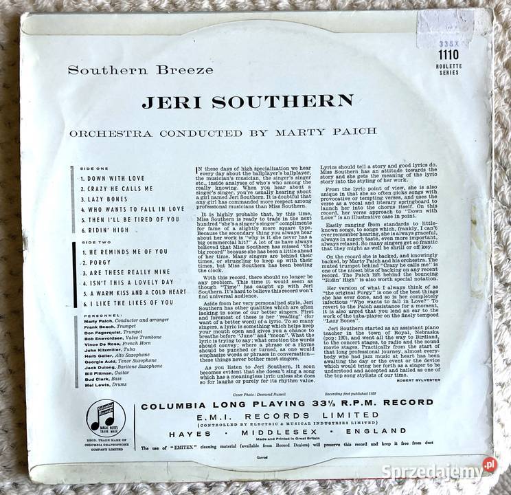 Jeri Southern Southern Breeze zachodniopomorskie Szczecin