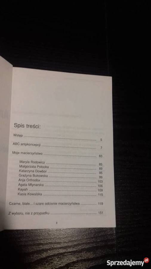 Książki o karmieniu i antykoncepcja Iława sprzedam