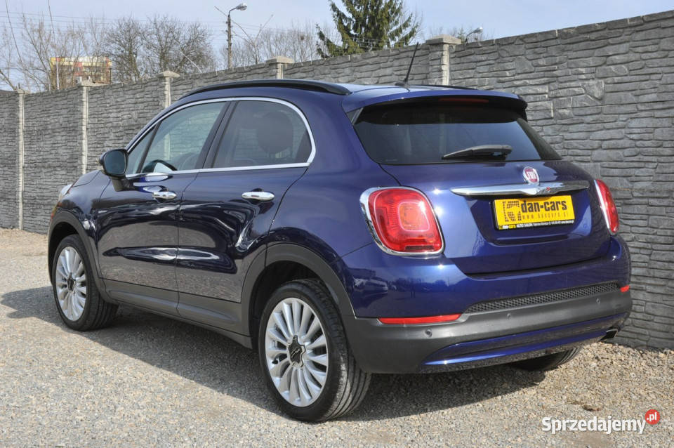 Fiat 500x 14T 140 Automat Xenon Navi Półskóra wielofunkcyjna kierownica