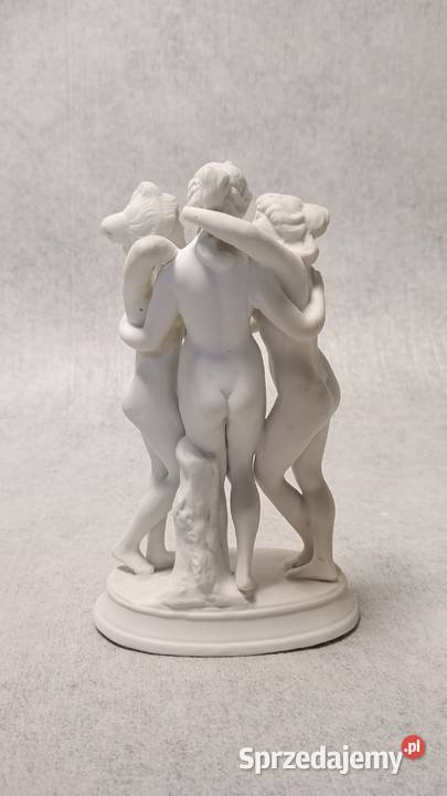 Porcelanowa Figurka Trzy Gracje Rzymskie Boginie Jawor