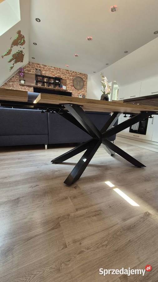 Stół Loft Pająk 160x90x78 Dąb Wotan 36mm kujawsko-pomorskie Działyń