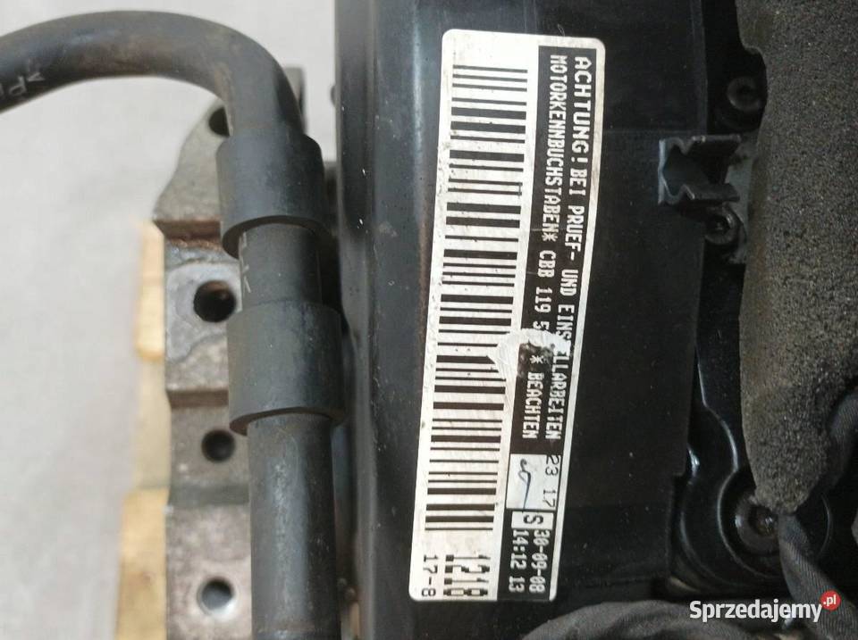 SILNIK KOMPLETNY DIESEL CBB 20 TDI VW Volkswagen Silniki kompletne