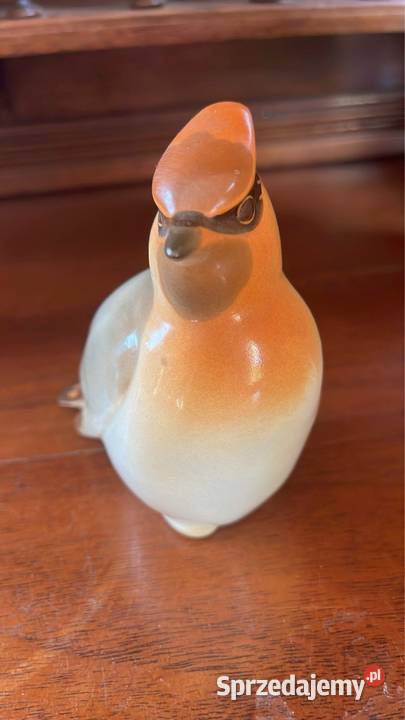 Figurka porcelanowa Jemiołuszka Sygn Łomonosow Gdańsk