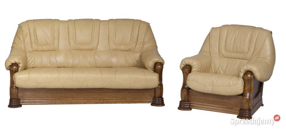 Unikalny komplet wypoczynkowy Aneta II Skóra Komplety wypoczynkowe Żory