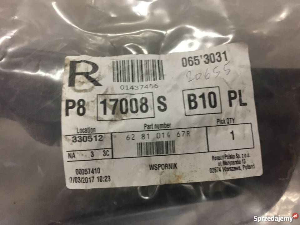 WZMOCNIENIE ZDERZAKA PRZÓD DO RENAULT CLIO Karoseria Wołomin