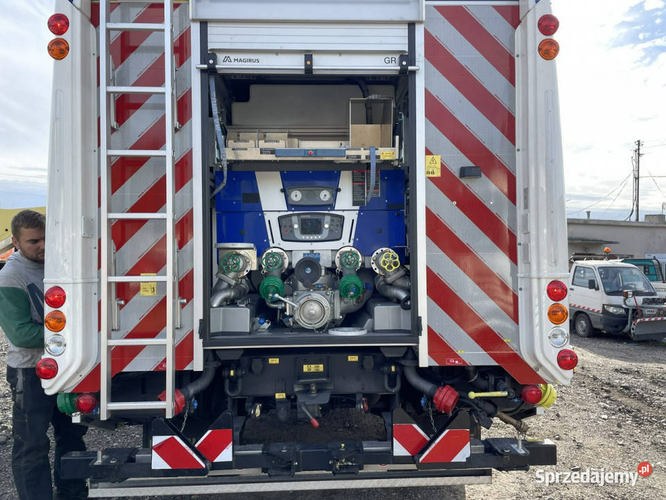 Mercedes Atego Mercedes Atego 1529 LF20 Straż czerwony Syców