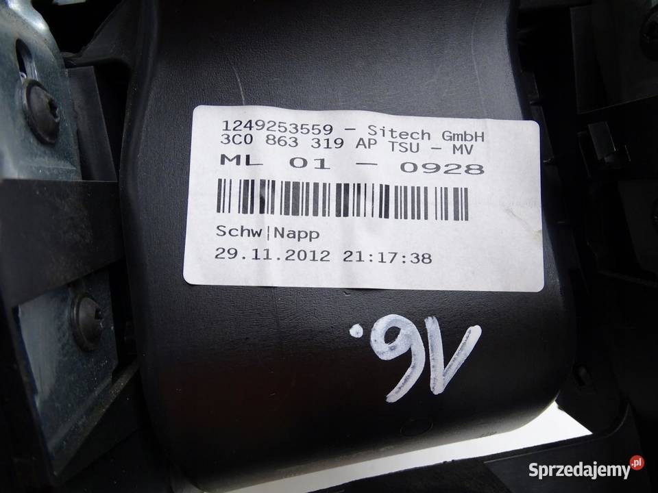 PODŁOKIETNIK TUNELU ŚRODKOWY SKÓRA VW PASSAT CC