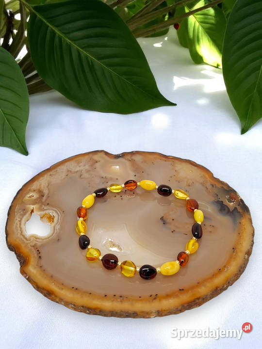 Bransoletka z bursztynu bursztyn bałtycki Warszawa