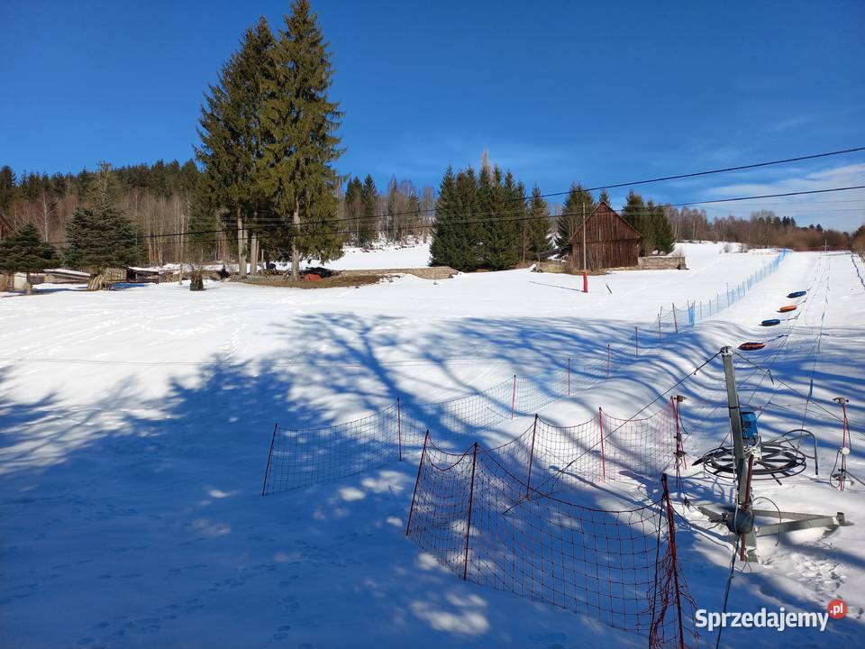 Wyciąg zaczepowy do snowtubingu i narciarzy 120m sprzedam