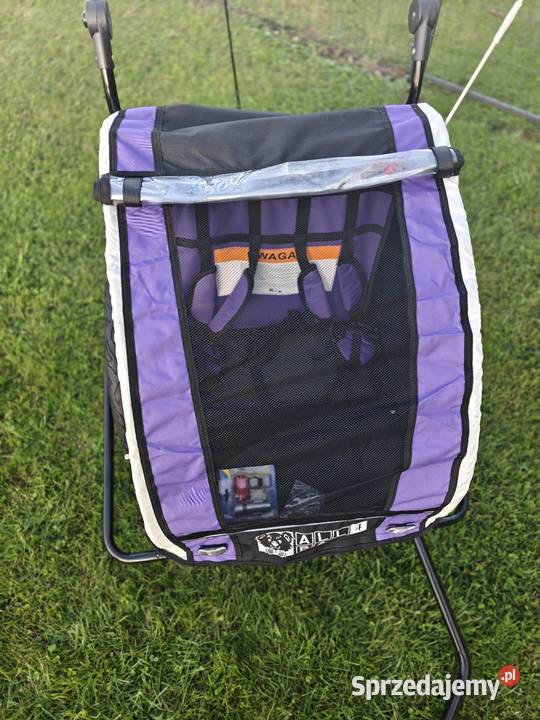 PRZYCZEPKA ROWEROWA AMORTYZOWANA REGULOWANA Pozostałe Zygry