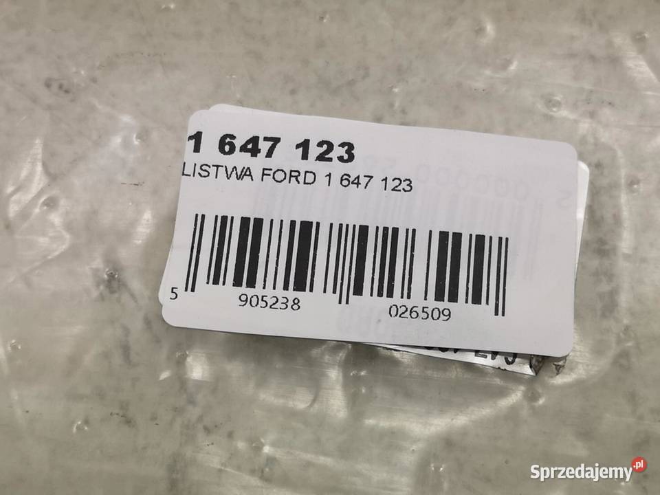 LISTWA DRZWI LEWY PRZÓD FORD SIERRA 19871993