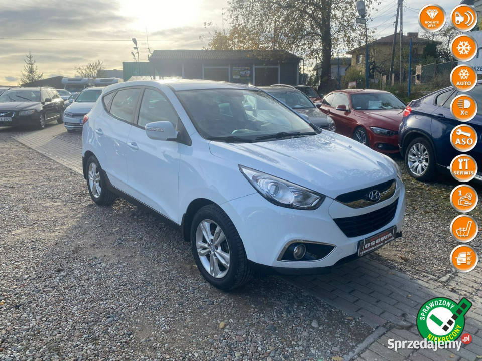 Hyundai ix35 20i 163 pół skóry xenon klimatronik Gdańsk