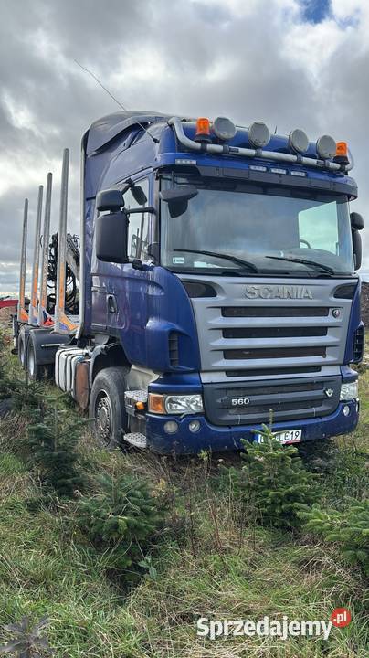 Scania 6x4 v8 560 do transportu drewna