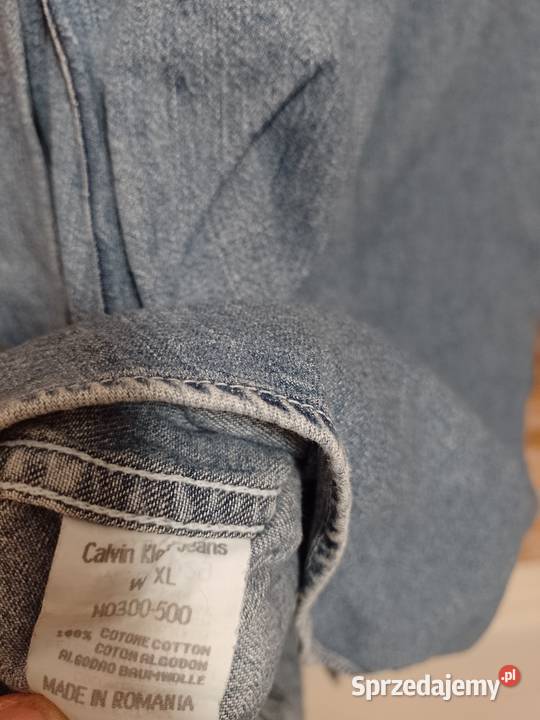 XL Calvin KleinDżinsowa męska koszula koszula sprzedam