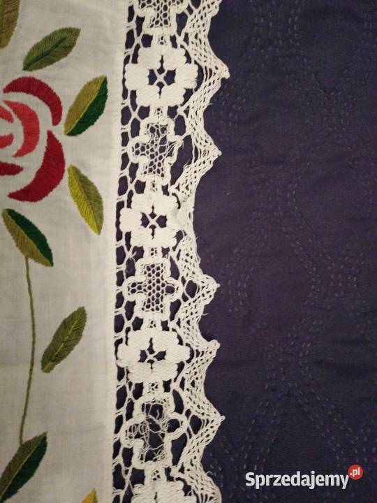 Ręcznie haftowana serweta świętokrzyskie Kielce