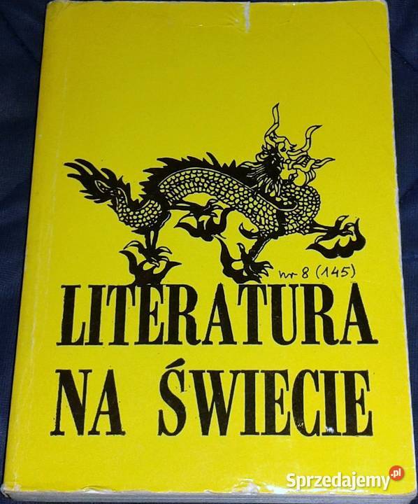 Literatura na świecie 8 145 1983 Rok wydania 1983