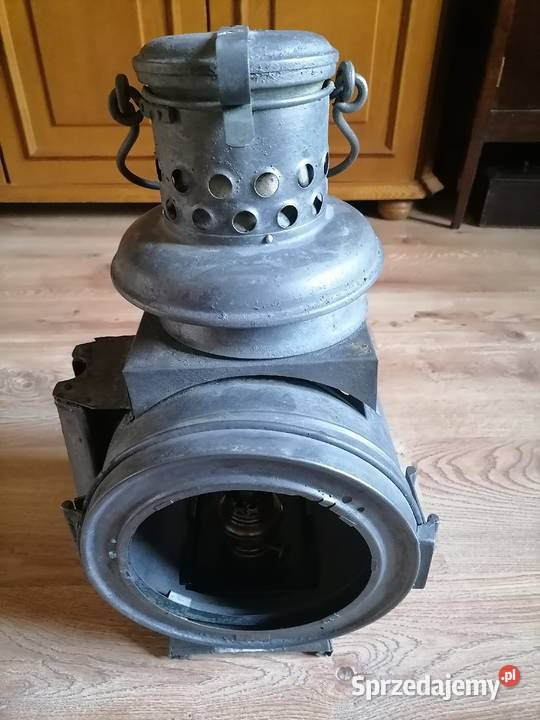 Lampa kolejowa semaforowa PKP z łat 40 tych