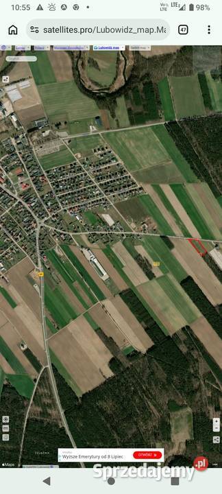 Działka budowlana 2695m2 w Lubowidzu woj Lubowidz sprzedam