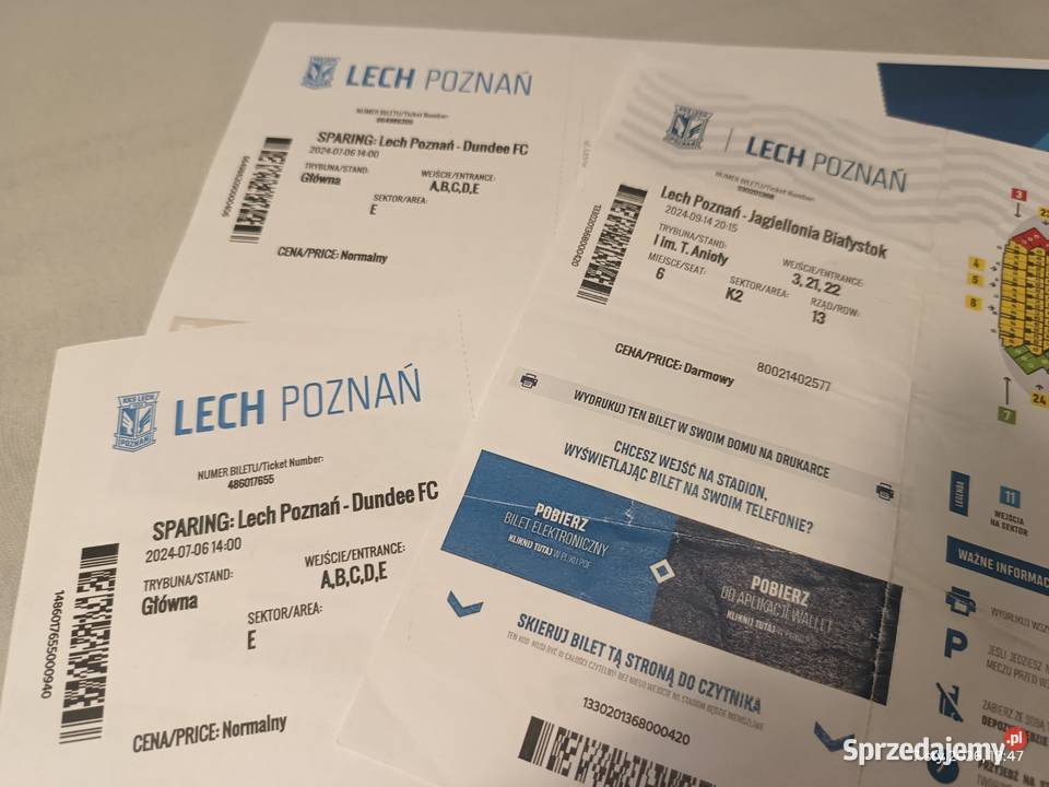 Piłkarskie bilety kolekcjonerskie Wronki