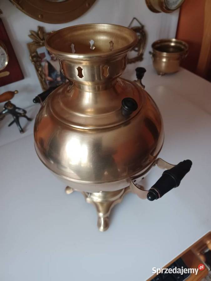 Samowar elektryczny mosiężny Poznań