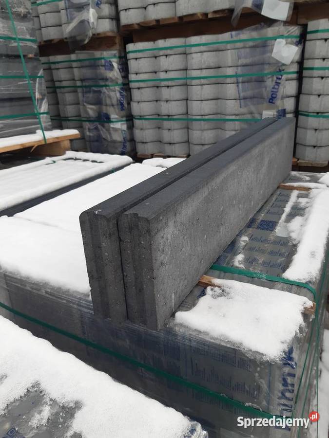 Obrzeża trawnikowe 6x20x100 grafitowe z zamkiem Pozostałe Budowa Łęczna