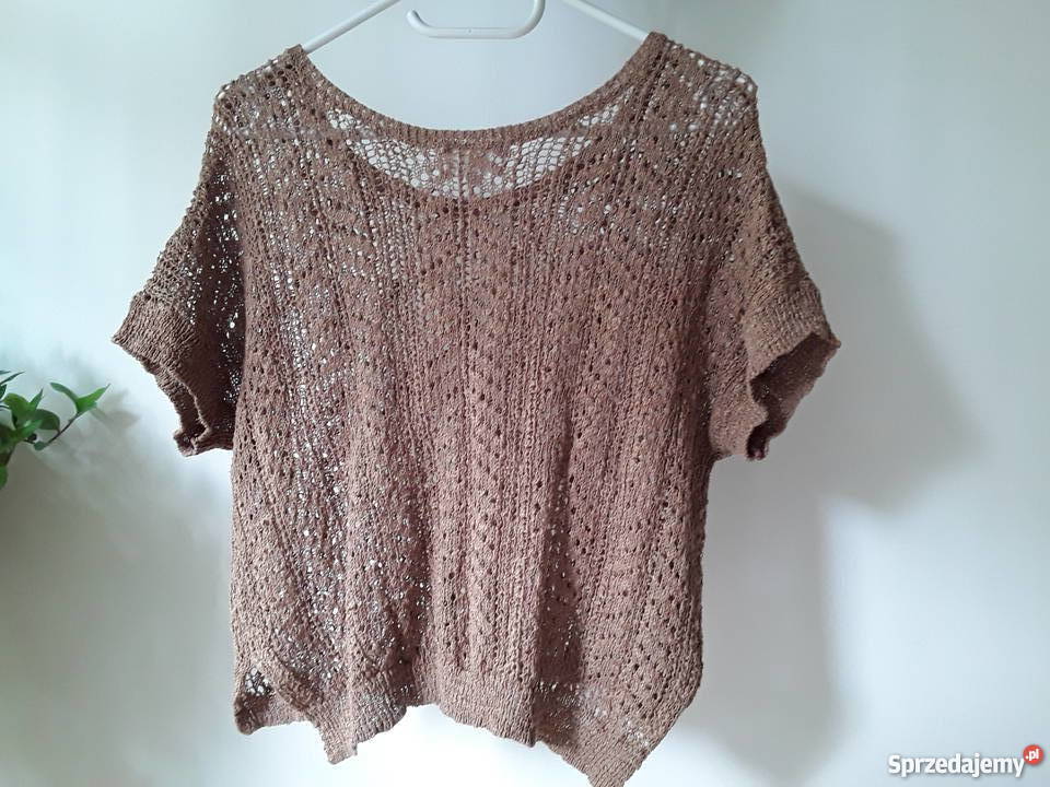 Sweterek cropp ażurowy rozmiar 36 Look