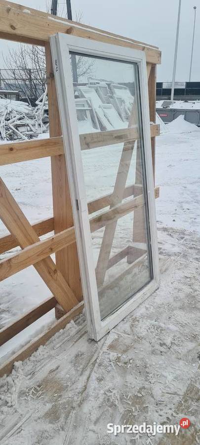 OKNA KacprzaK Witryna 74x150 FIX Używany PCV Okna ścienne Siedlce sprzedam