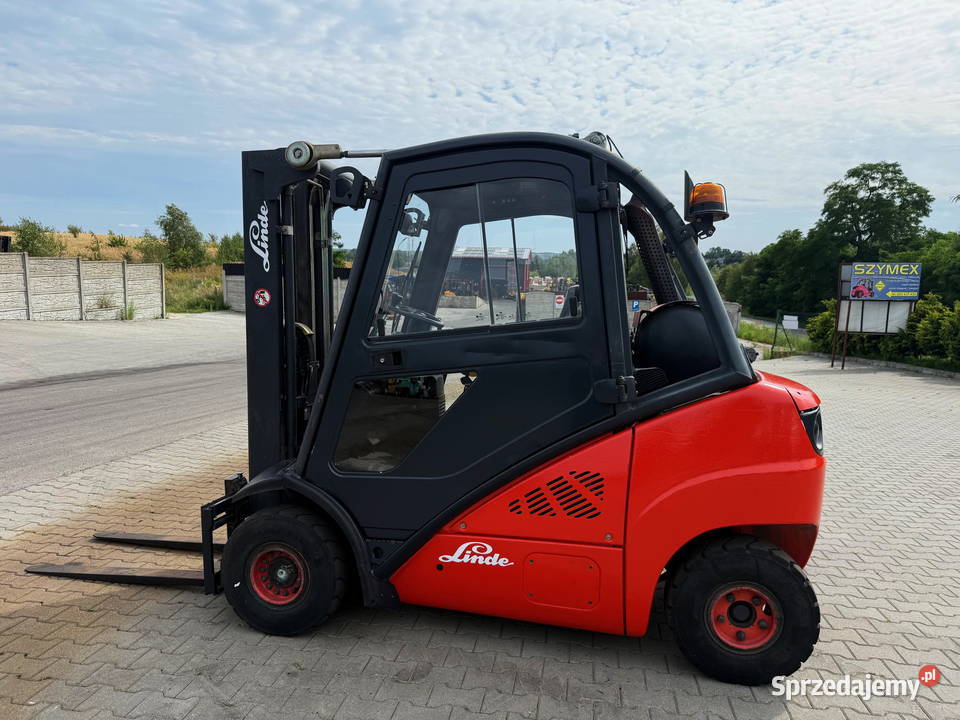wózek widłowy LINDE H25T01 Triplex 470m kabina Linde Działoszyn