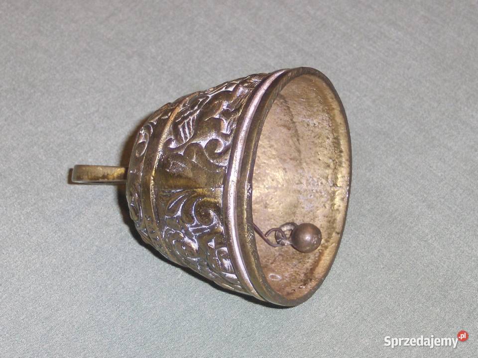 Stary Vintage dzwonek mosiężny Marcvs Angelvs łódzkie Łódź sprzedam