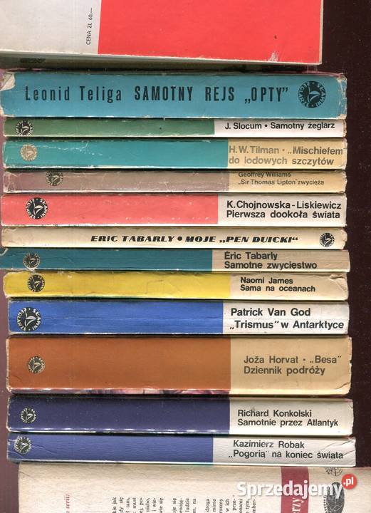 Sławni żeglarze zestaw 12 książek Szczecin