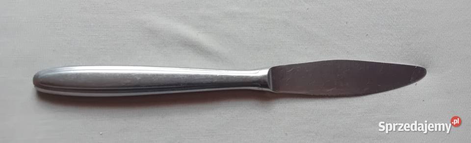 Nóż stołowy ze stali nierdzewnej Hefra z napisem Koźminek