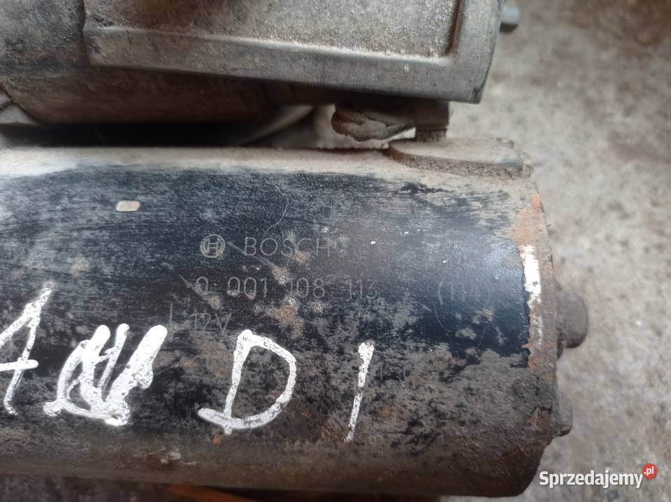 Rozrusznik Audi 0 001 108 113 wielkopolskie Szklarka Myślniewska sprzedam