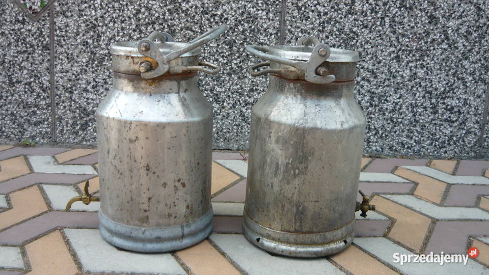 Kanka 10 l z kranikiem konwia do mleka konew Sokółka