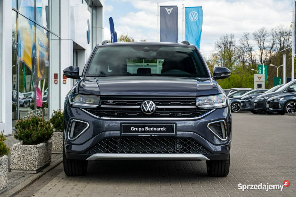 Volkswagen TCross RLine Plus 15 TSI 150 DSG asystent pasa ruchu łódzkie Łódź sprzedam