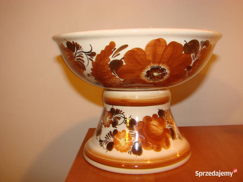 Włocławek fajansowa patera Pruszcz Gdański