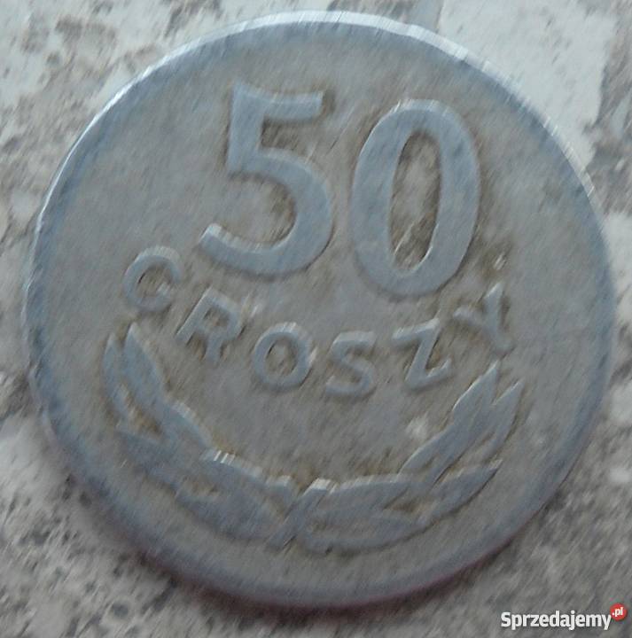 POLSKA50 GROSZY1949 r bzAL Numizmatyka Kolekcje Legionowo