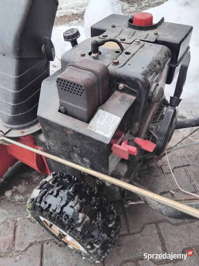 Duża odśnieżarka 2 wirniki yard man snowolf