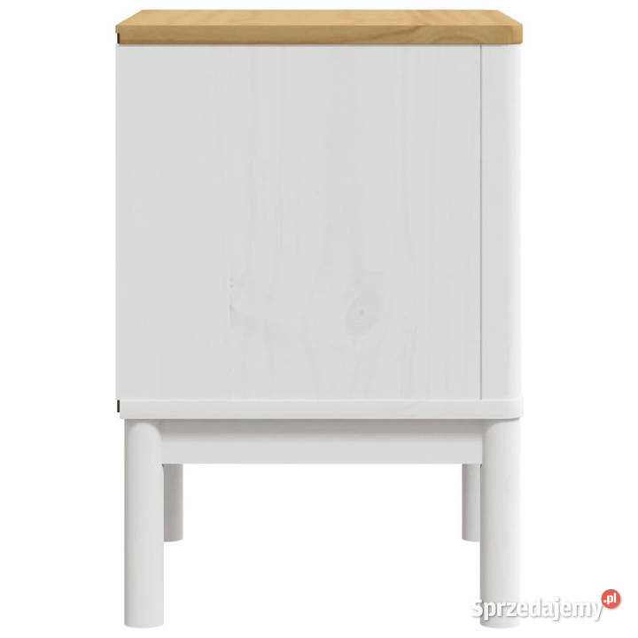 Szafka nocna FLORO biała 45x39x57 lite drewno Warszawa