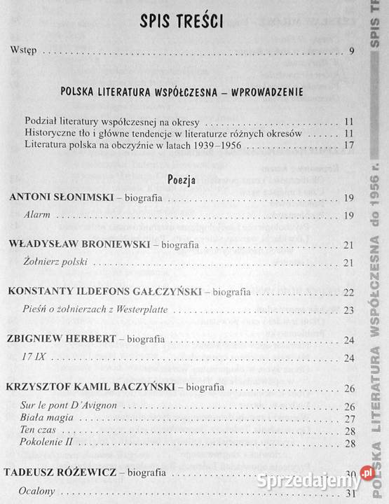 Opracowania lektury i wiersze 7a Polska Rok wydania 1999 Chełm
