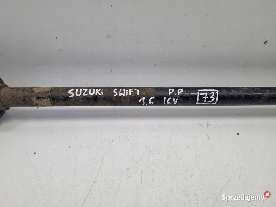 Suzuki swift mk6 13 16 16V PRAWA PRZEDNIA PÓŁOŚ Janów