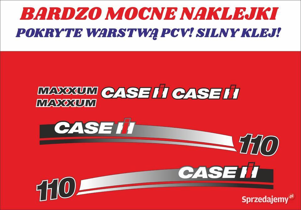Naklejki Case Maxxum 110 i inne modele super Bydgoszcz