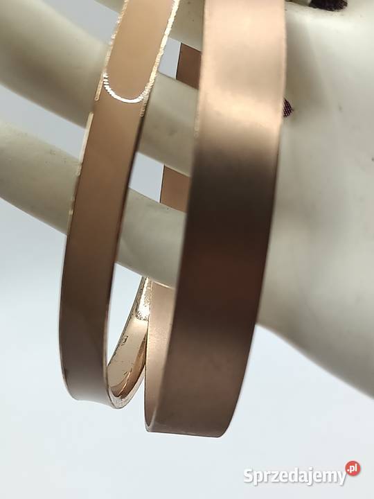 BIŻUTERIA bransoletka koła 2 sztuki metal Zamość